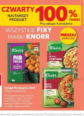Fix Tagliatelle z kurczakiem Knorr promocja w Kaufland