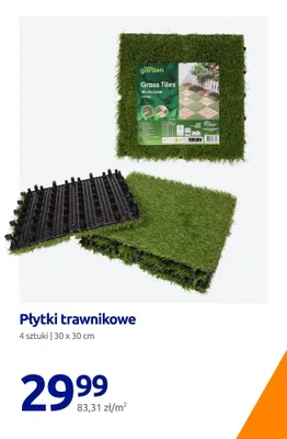 Płytki trawnikowe 30x30 c, 4 szt. promocja w Action