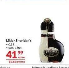 Likier Sheridan's promocja w Makro