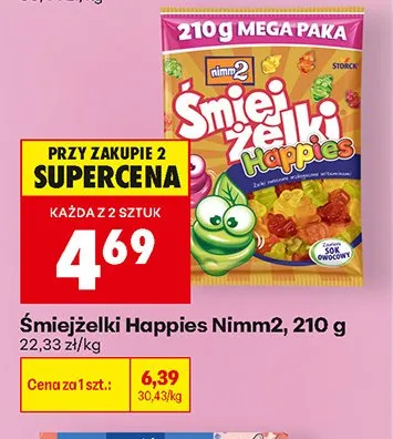 Śmiejżelki Happies Nimm2 promocja w Biedronka