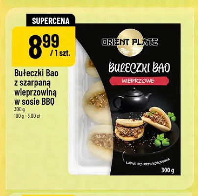 Bułeczki Bao z szarpaną wieprzowiną w sosie BBQ Orient Plate promocja w POLOmarket