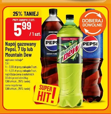 Napój gazowany Pepsi Zero Cukru promocja w POLOmarket