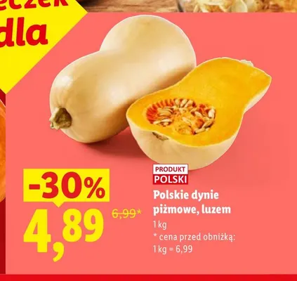 Dynie polskie piżmowe promocja w Lidl