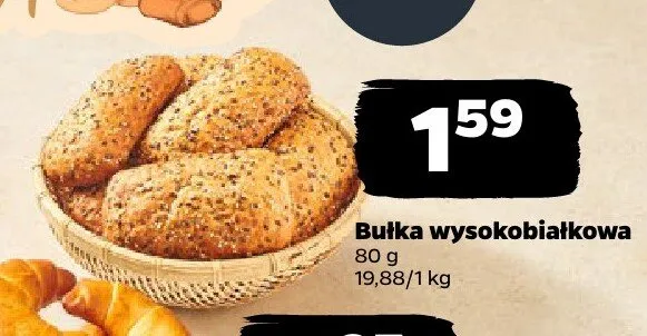 Bułka wysokobiałkowa promocja w Netto