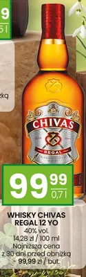 Whisky Chivas Regal 12 yo promocja w Twój Market