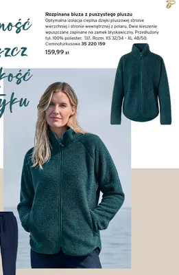 Rozpinana bluza z puszystego pluszu promocja w Tchibo