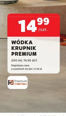 Wódka Krupnik Premium promocja w Stokrotka