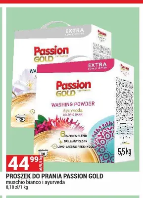 Proszek do prania Passion Gold ayurveda promocja w Merkury Market