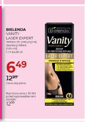 Zestaw do depilacji bikini Bielenda Vanity Laser Expert promocja w Drogerie Jawa