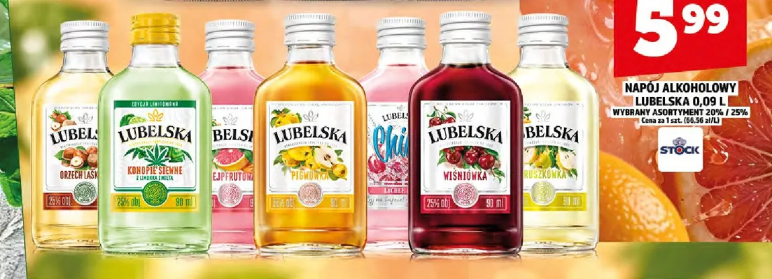 Napój alkoholowy Lubelska Pigwówka promocja w TOPAZ