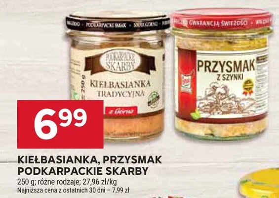 Kiełbasianka, przysmak podkarpackie skarby promocja w Stokrotka