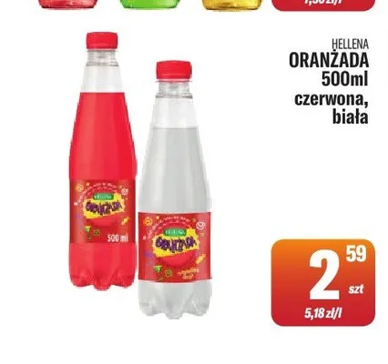 Oranżada party Hellena oranżada promocja w Tomi Markt