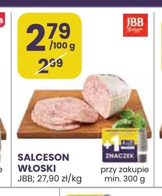 Salceson włoski JBB promocja w Stokrotka