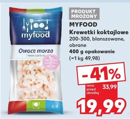 Krewetki koktajlowe blanszowane, obrane promocja w Kaufland