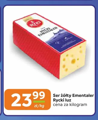 Ser żółty Ementaler Rycki luz promocja w Gama