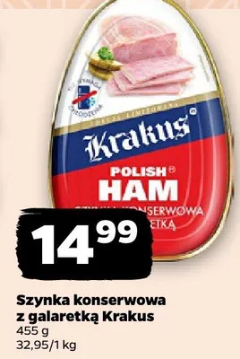 Szynka konserwowa z galaretką Krakus promocja w Netto