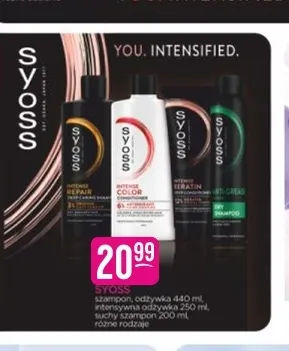 Intensywna odżywka do włosów Syoss promocja w Drogerie Jasmin
