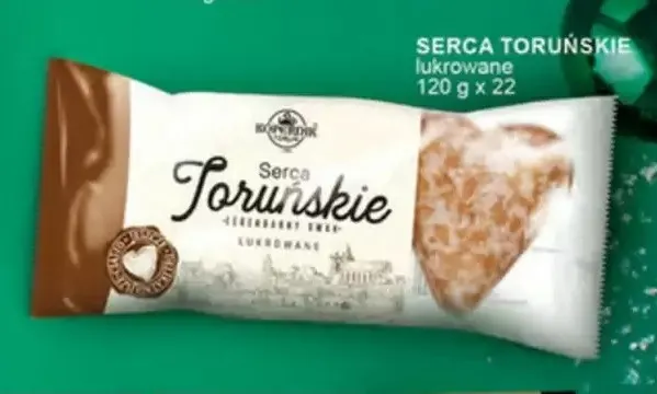 Serca toruńskie lukrowane 22-pak Kopernik promocja w Makro