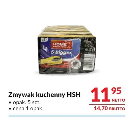 Zmywak kuchenny HSH 5-pak promocja w Makro