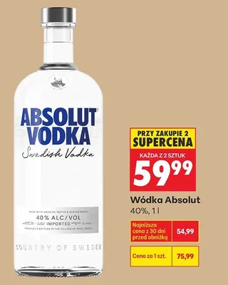 Wódka promocja w Biedronka