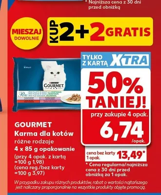 Karma dla kotów Gourmet Perle promocja w Kaufland