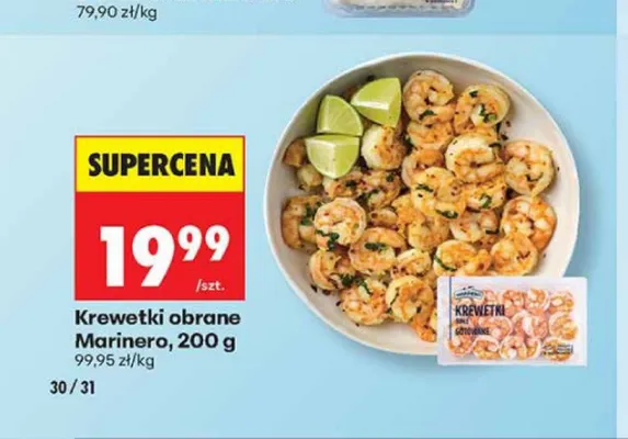 Krewetki obrane Marinero promocja w Biedronka
