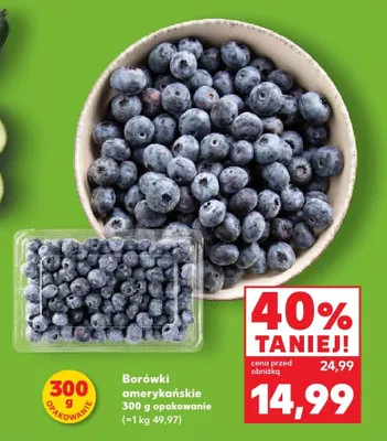 Borówki amerykańskie promocja w Kaufland