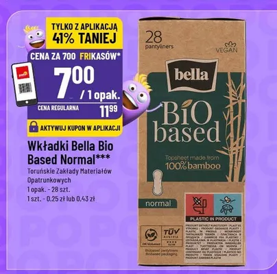 Wkładki Bella Bio Based Normal promocja w POLOmarket