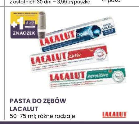 Pasta do zębów Lacalut Sensitive promocja w Stokrotka