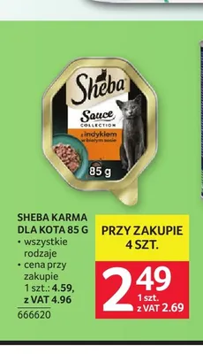 Karma dla kota Sheba promocja w Selgros