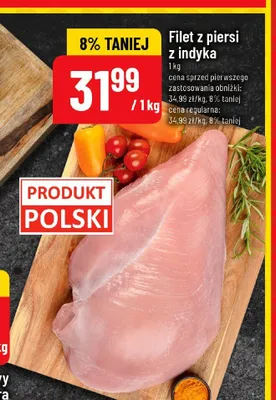 Filet z piersi z indyka promocja w POLOmarket