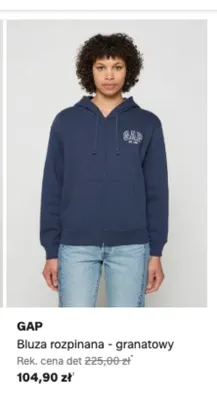 Bluza rozpinana GAP granatowy promocja w Lounge by Zalando