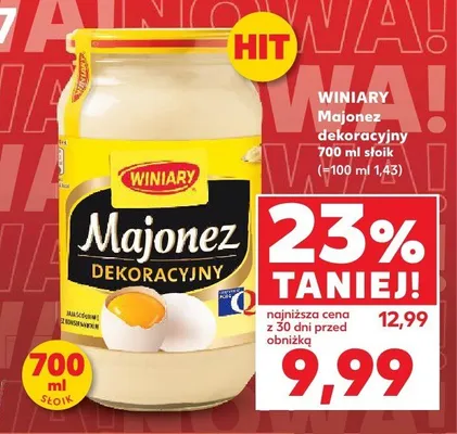 Majonez dekoracyjny Winiary promocja w Kaufland