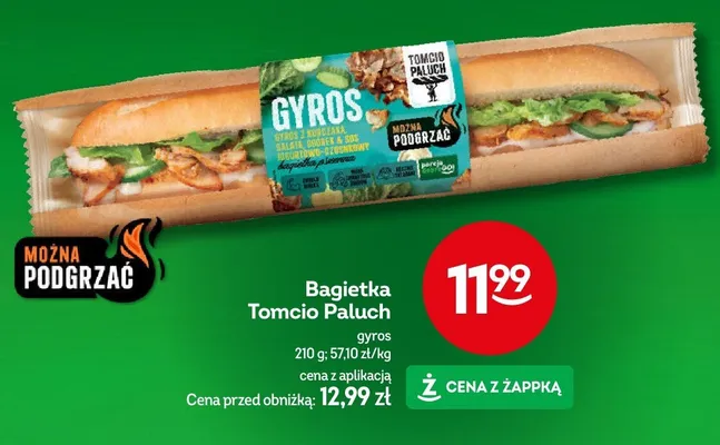 Bagietka gyros promocja w Żabka