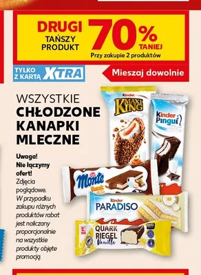 Chłodzone kanapki mleczne promocja w Kaufland