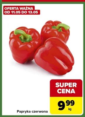 Papryka czerwona promocja w Carrefour Express