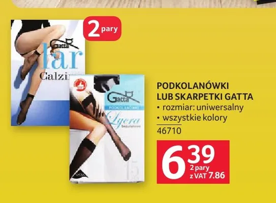 Skarpetki Gatta 2-pak promocja w Selgros