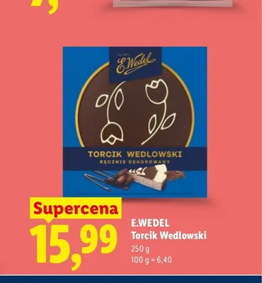 Torcik Wedlowski E.Wedel promocja w Lidl