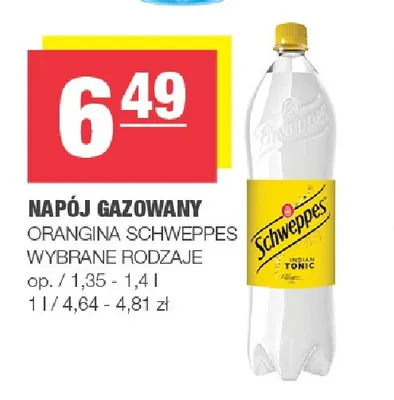 Napój gazowany Orangina Schweppes promocja w SPAR