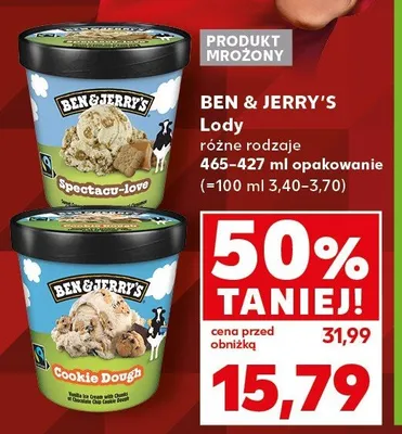 Lody Ben & Jerry's promocja w Kaufland