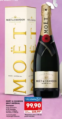Szampan Brut Impérial promocja w Kaufland