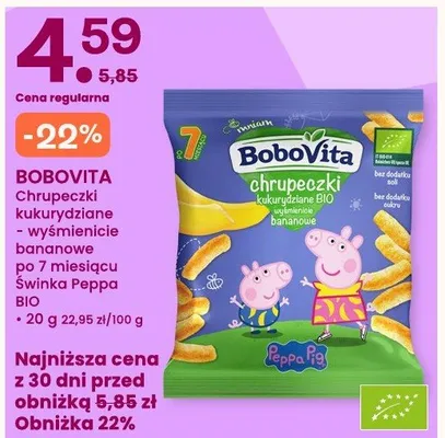 Chrupki kukurydziane bananowe promocja w Frisco