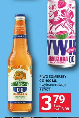 Piwo bezalkoholowe Somersby promocja w Selgros