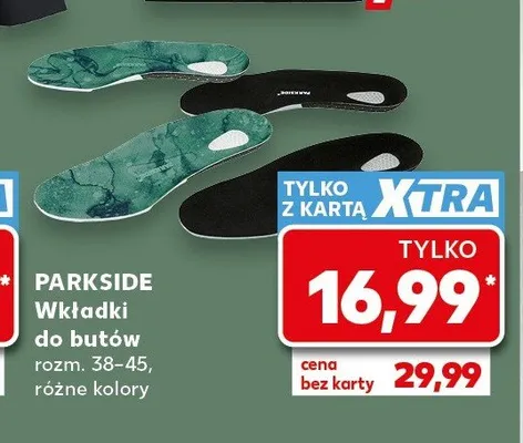 Wkładki do butów PARKSIDE promocja w Kaufland