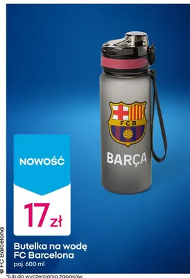 Butelka na wodę FC Barcelona Pepco promocja w Pepco