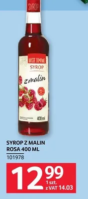Syrop z malin Rosa 400ml promocja w Selgros