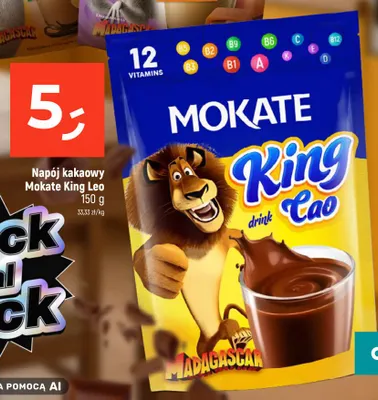 Napój kakaowy Mokate King Leo King Cao promocja w Dealz