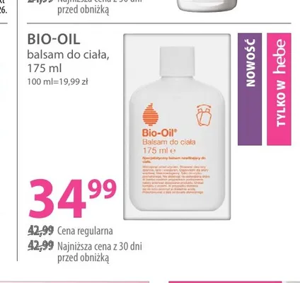 Balsam do ciała Bio-Oil promocja w Hebe