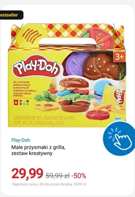 Zestaw kreatywny Play-Doh Małe przysmaki z grilla promocja w Smyk