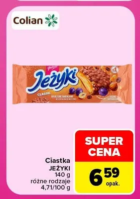 Ciastka Jeżyki promocja w Carrefour